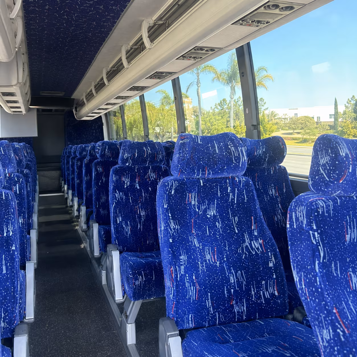 chandler charter bus rental inside
