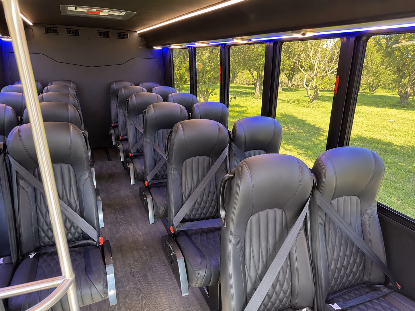 chandler corporate event transportation onboard seating